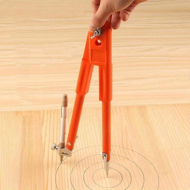 Carpenter Pencil Compasses Large Diameter Adjustable Dividers Marking Scribing Accurate Measurements for Woodworking