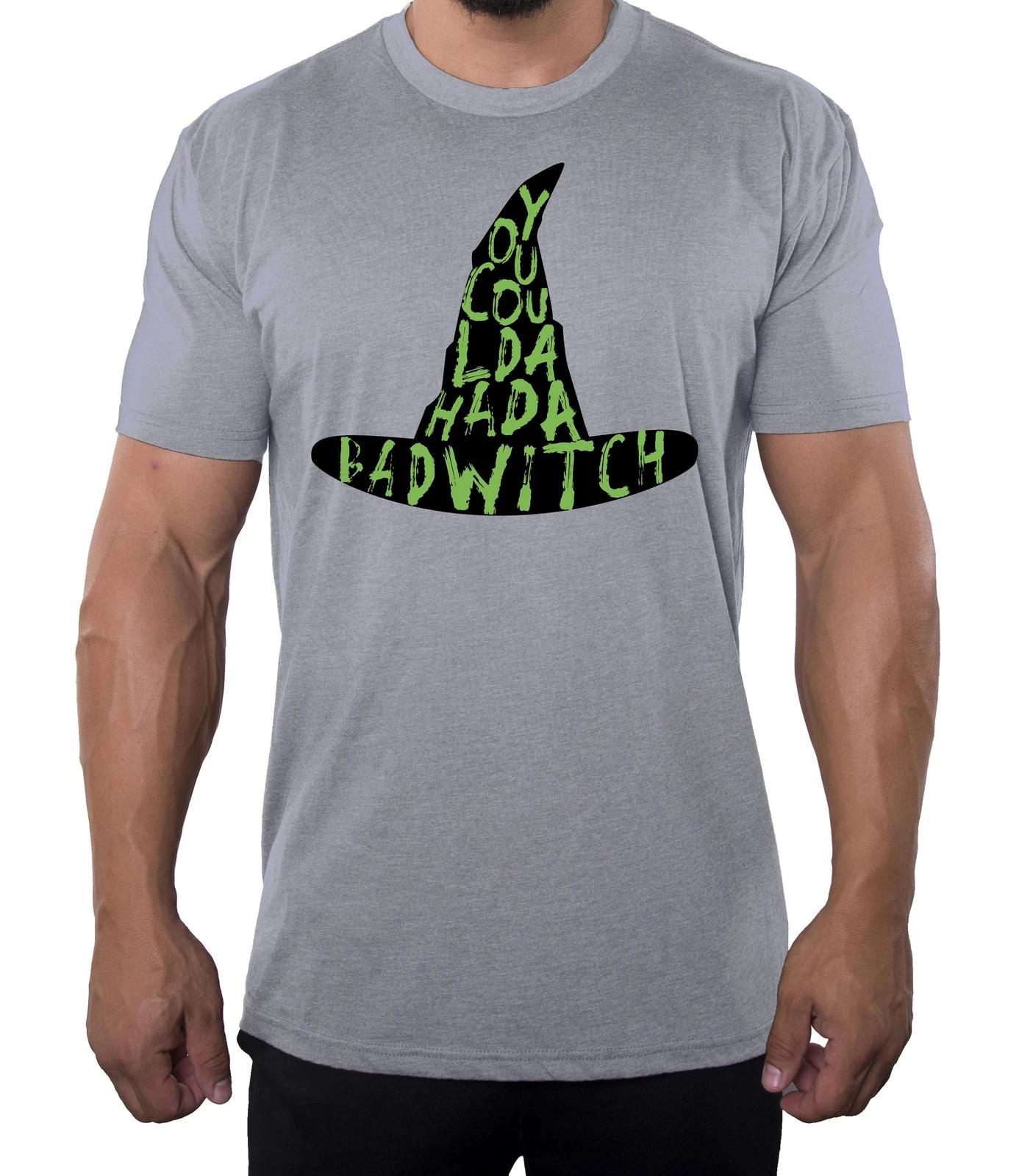 You Coulda Bad Witch Shirts, Funny Graphic Tees, Halloween Man s T-Shirts! M