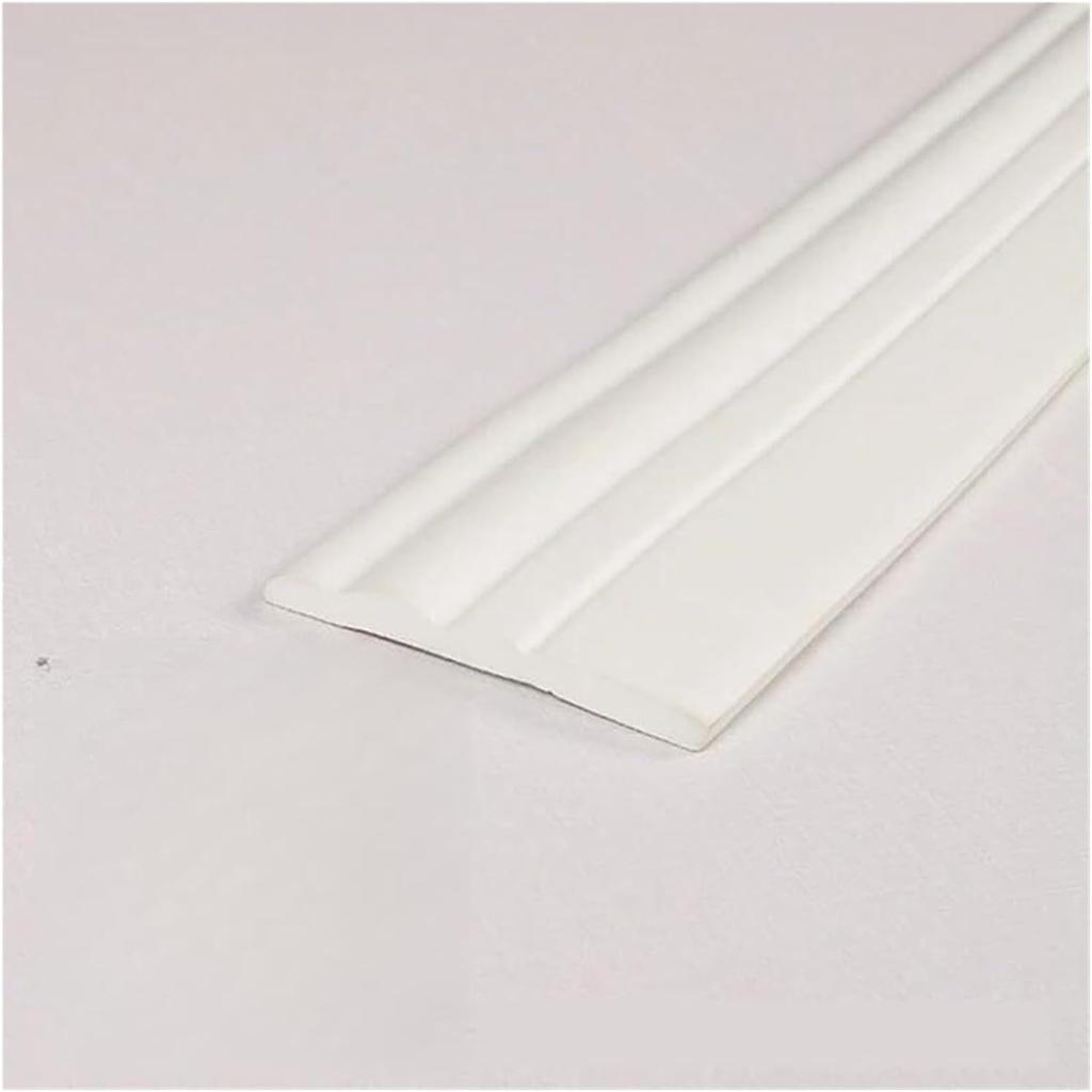 6.56Ft Flexible Wall Base Moulding Trim, Peel and Stick Rubber Baseboard Molding,4Inch Wide Flexible Molding Vinyl Wall Base Cove Base