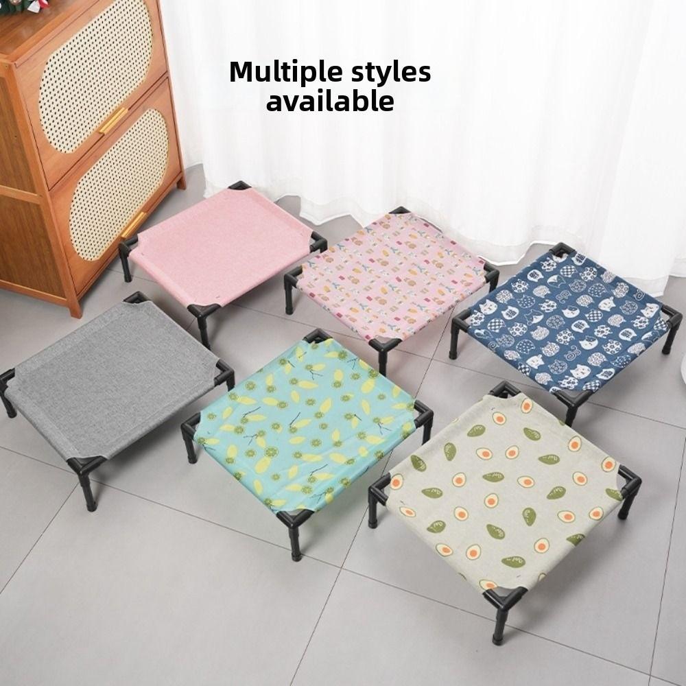 Detachable Pet Camping Bed Breathable Mesh Cat Sofa Bed Universal Cat Sleeping Bed  Outdoor Camping