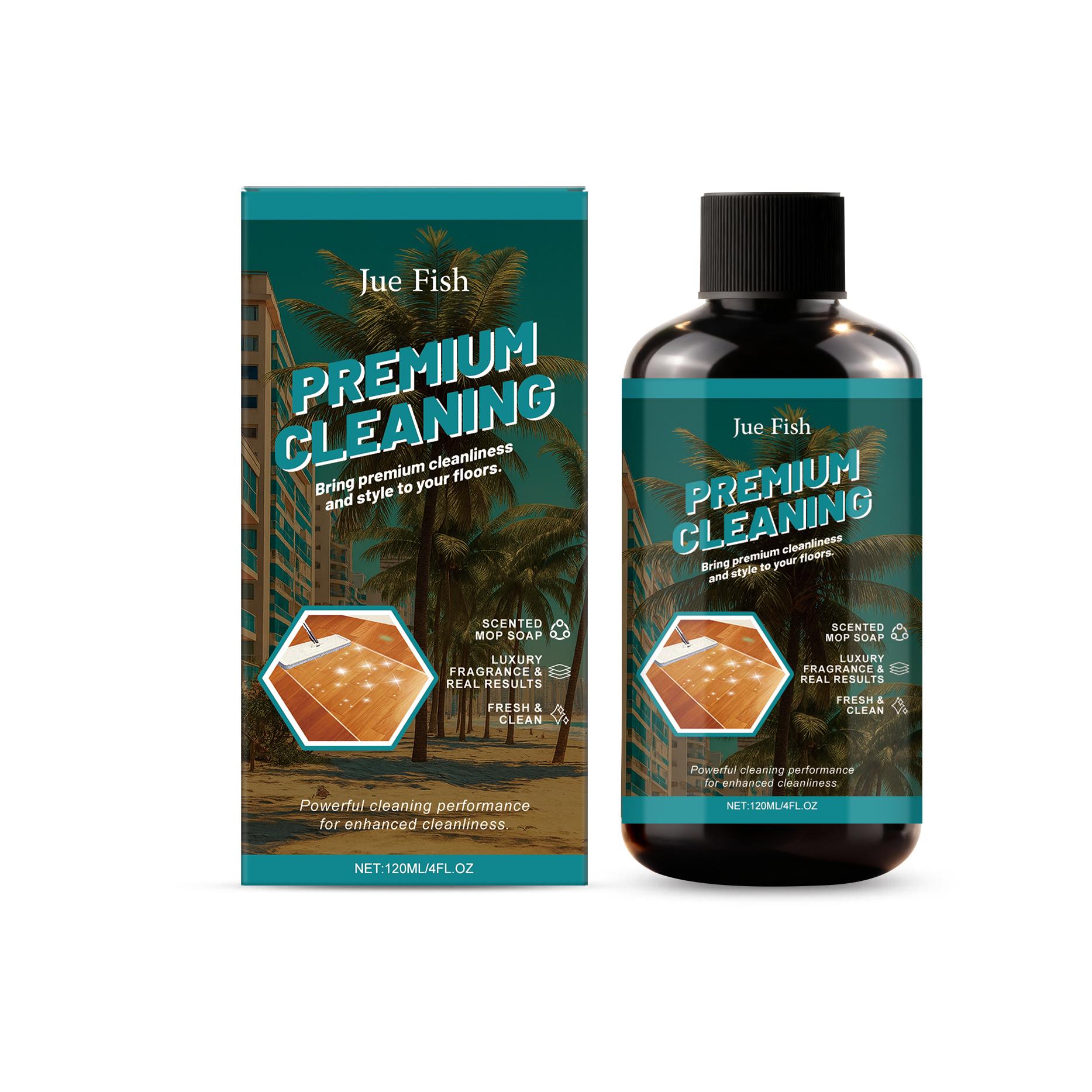 

Раствор для мытья полов - Удаляет пятна с пола, Оставляет полы чистыми и блестящими, Средство для ежедневной уборки дома 120ml boxed