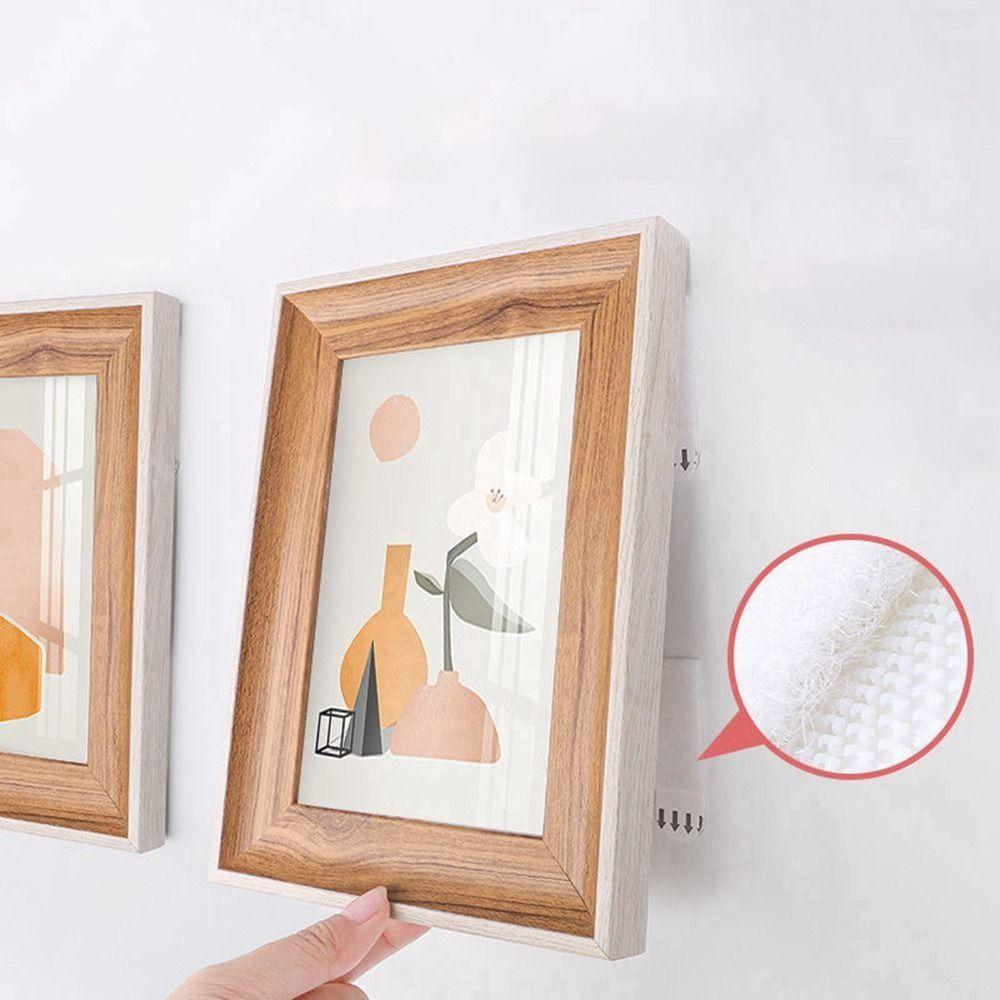 12 Pairs Easy to Pull Picture Hanging Strips Heavy Duty Picture Sticky Hangers Walls