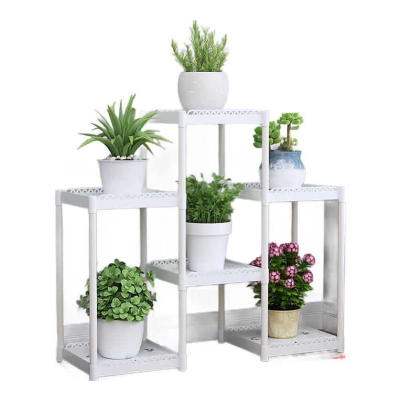Tiered Plastic Indoor Flower Pot Stand