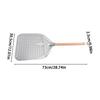 Pizza Peel Stainless Steel Perforated Removable 12 Inch Oven Pizza Shovel for Home Baking Cooking Grilling Kitchen Family