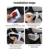 1/2Pcs Car Blind Spot Mirror Car Rearview Double-Sided Mirror 360 Degree Adjustable Wide Angle Blind Spot Mirror Reversing