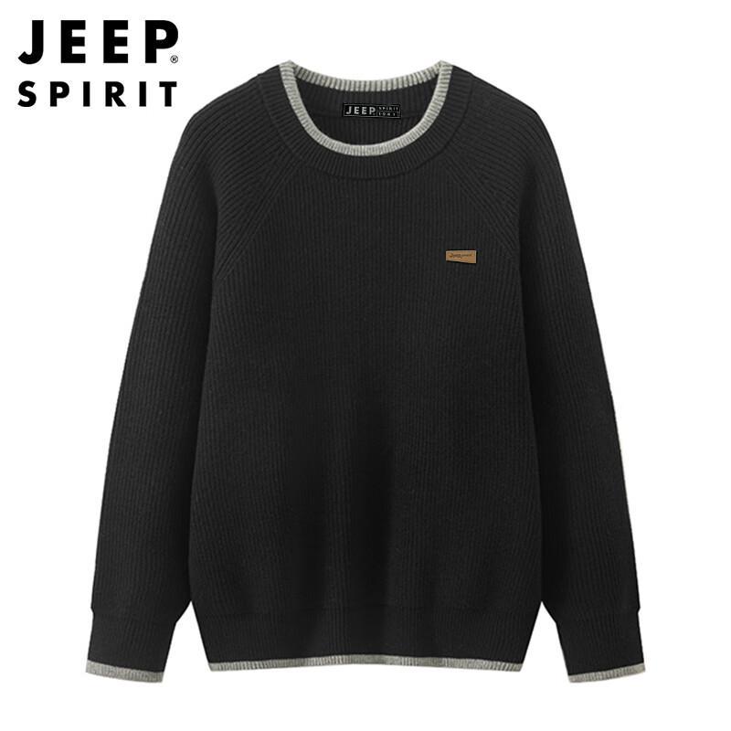 

JEEP SPIRIT Men s Loose Fit Heavy Knit Pullover Sweater 3XL