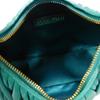 Used Wonder Matelasse Hobo Bag (12166), 5BC125 N88 F0K41 7922, with RFID, Green, 2-Way Logo, Laguna, Women's from Japan