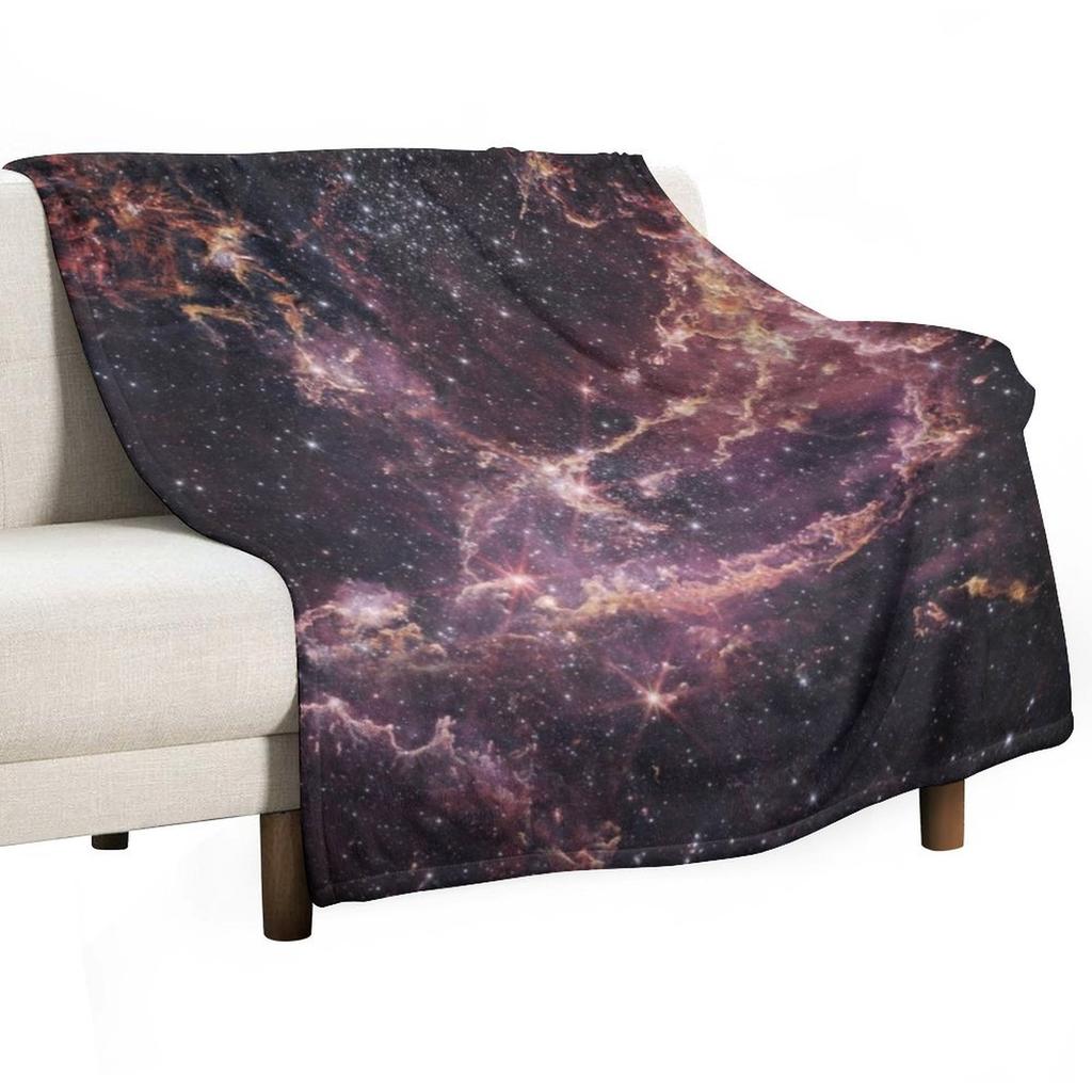 NASA's James Webb Space Telescope Small Magellanic Cloud NGC 346 Picture Throw Blanket Kid'S wednesday for sofa Blankets