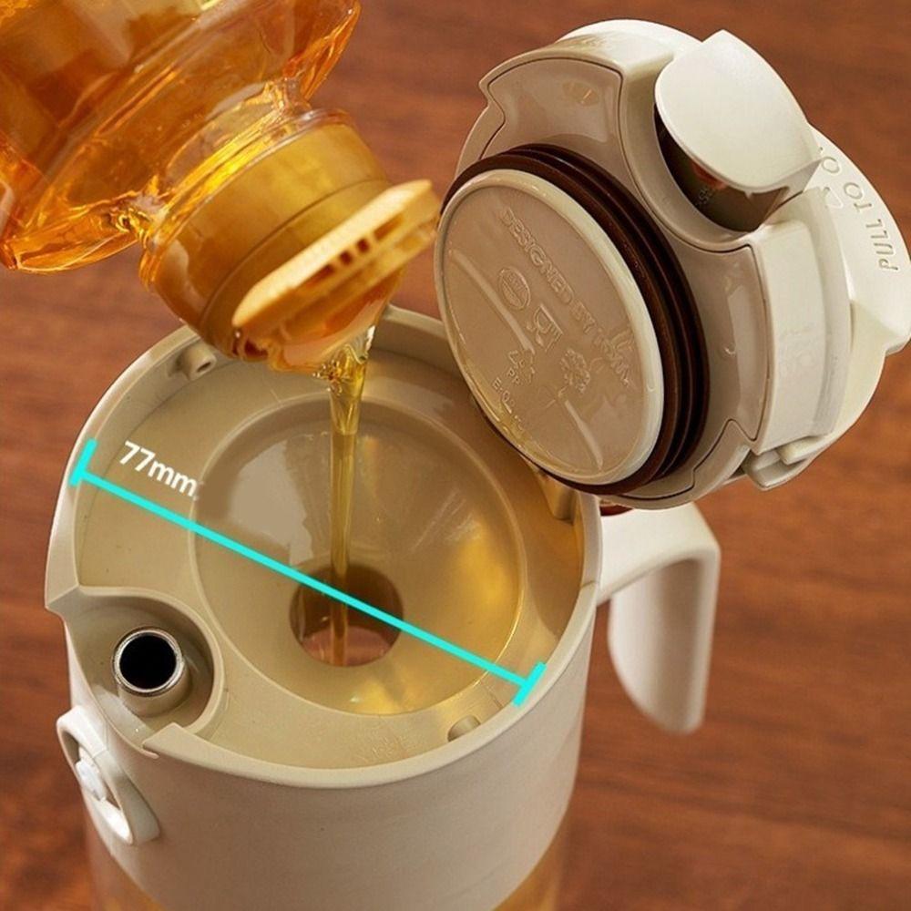 Glass 2-in-1 Oil Sprayer 580 ML Oil Dispenser Practical Dual-Purpose Oil Bottle  Barbecue Cooking