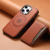 Denior Applicable iPhone11ProMax Magnetic Mobile Phone Leather Case Insert Card Separation Case 7/8Plus Mobile Phone Case