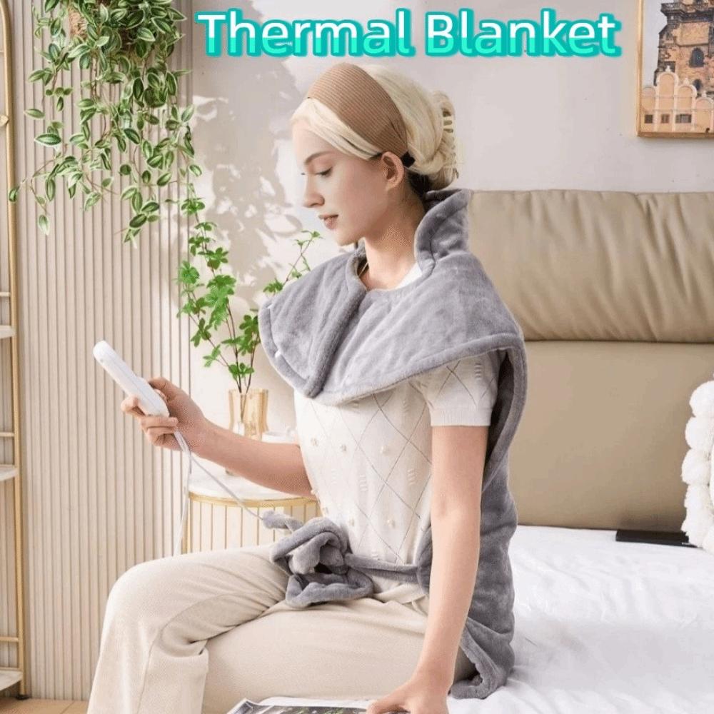 Rapid Warmth Electric Heating Pad Thick Warm Washable Heated Shawl Intelligent Timing Nine Temperature Adjustment
