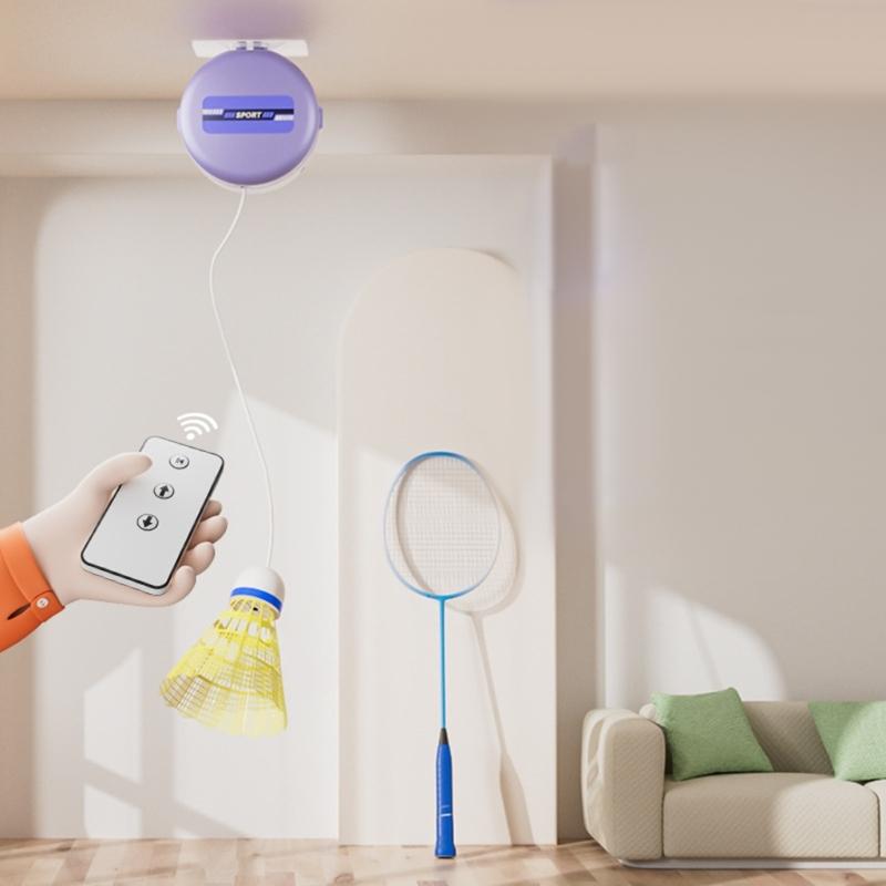 Remote Control Badminton Trainer Portable Badminton Trainer Practice Tool Professional Badminton Training Tool