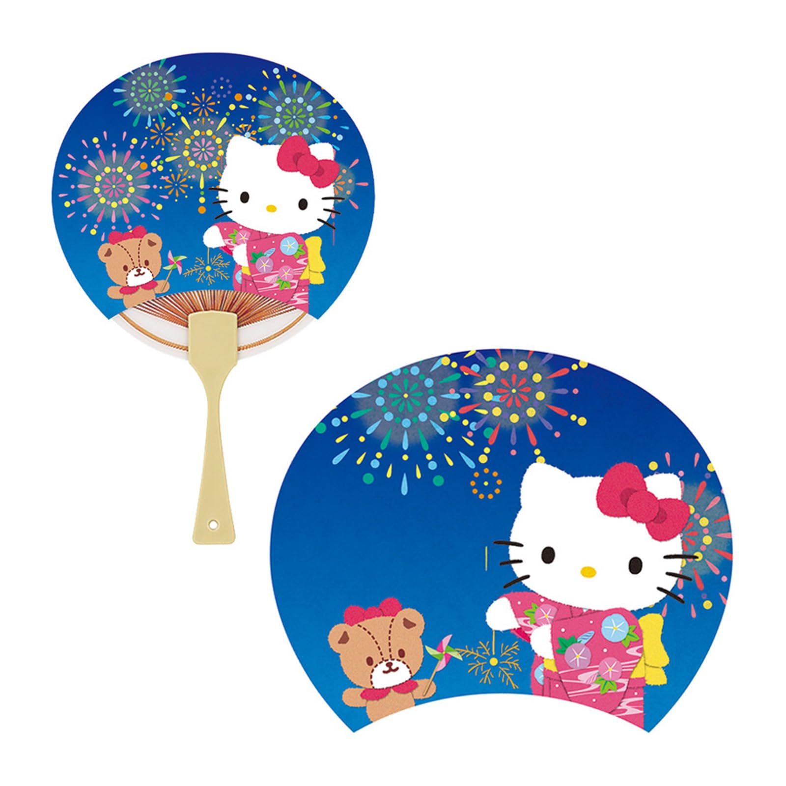 

Открытка для сообщений Sanrio Летняя Hello Kitty Веер KTJSP 689335 80-5 синий