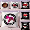 Antifascist Flag Anti-Racism Cushion Cover Plush Fabric Soft Double-Sided Printed Invisible Zipper Sofa Pillow Case Home Decor