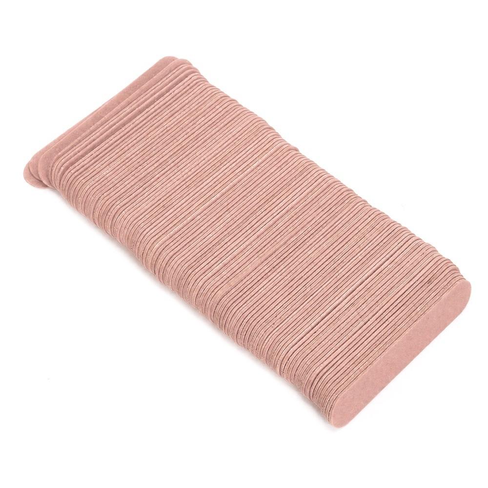 100pcs Double Sided Disposable Nail File Wood Board Manicure Nail File Nail Polishing File  Home Use