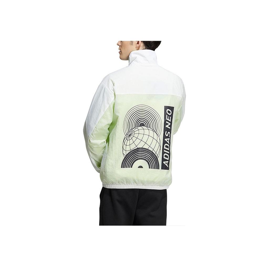 Adidas Neo Stand Collar Colorblock Zip Jacket Men Outerwear HD4627