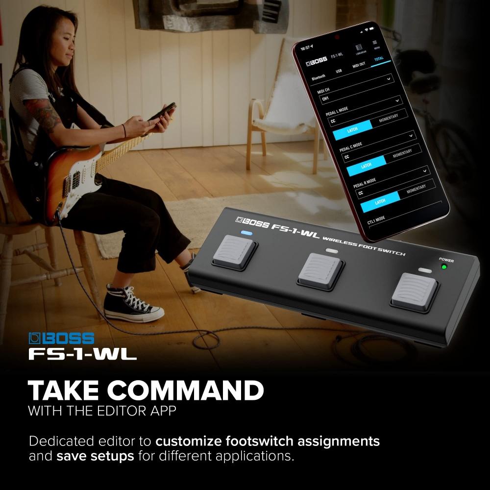 BOSS Roland Wireless Foot Switch Roland FS-1-WL