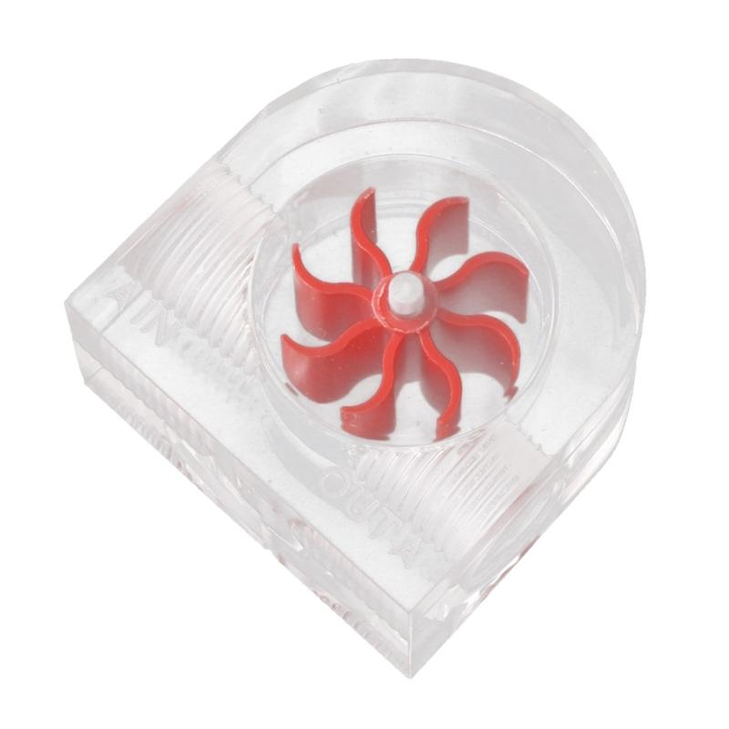 Wasserdurchflussmesser PM2A Computer Wassergekühlt Halbkreisförmiger Durchflussmesser Licht Und Dünnes Laufrad