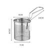 Qianxing Stainless Steel Fry Basket Skimmer Set