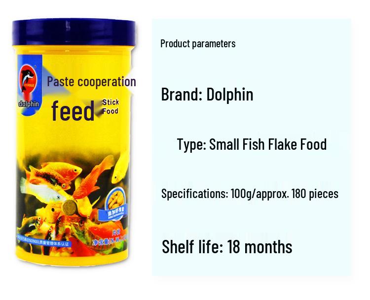 Vločkové krmivo Dolphin Brand pro malé okrasné a tropické ryby