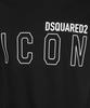 Značkové tričko DSQUARED2 icon nero -45% - Velikost: XL