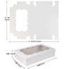 Cross-Border Kraft Paper Window Box for Cake & Pastry Packaging, White Card Folding Paper Box