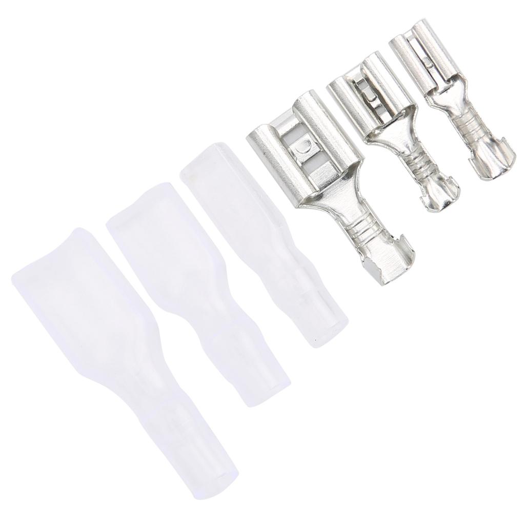 150pcs 2.8/4.8/6.3mm Insulated Crimp Terminals Electrical Wire Connectors Assortment Kit