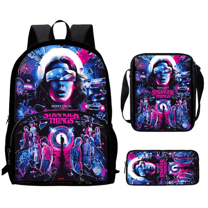 Monster Story Schoolbag High Definition Multi-Function Oxford Lightweight Backpack