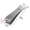 Stainless Steel Line Cutters for Fishing Multipurpose Hook Eye Cleaners Sharp and Rustproof Tools for Lake and Sea Scenarios