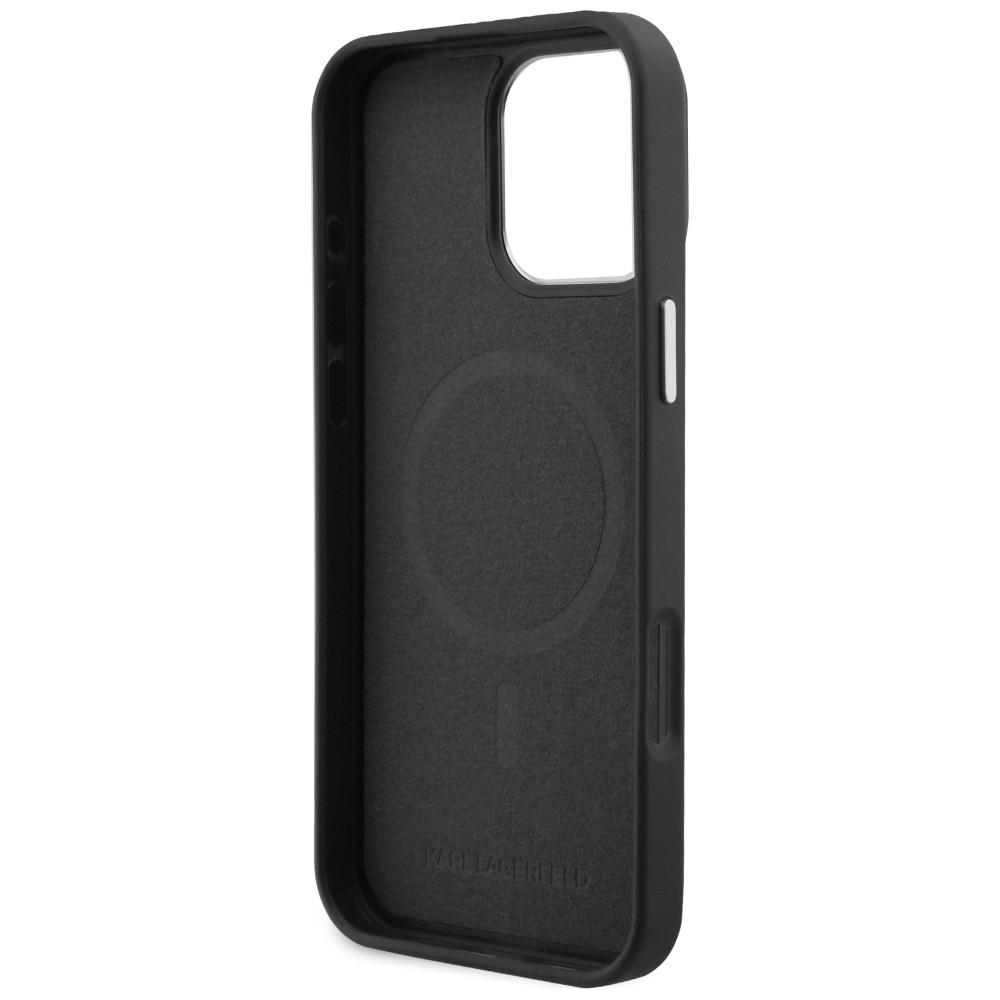 Karl Lagerfeld Embossed Ring Initials MagSafe Case for Samsung Galaxy S26 Black