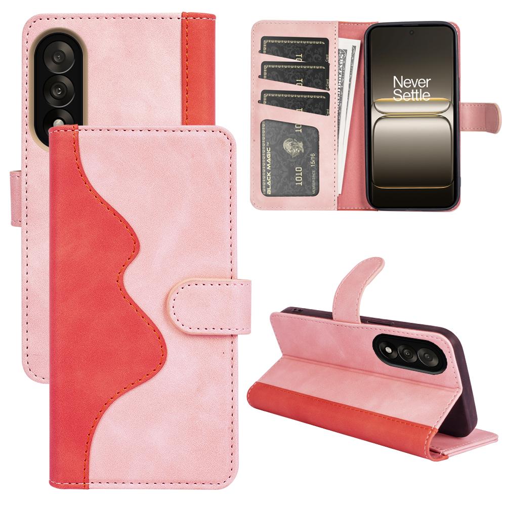 For OnePlus Nord 5 5G/Ace 5 Ultra 5G Wallet Case Leather Phone Cover Splicing Color