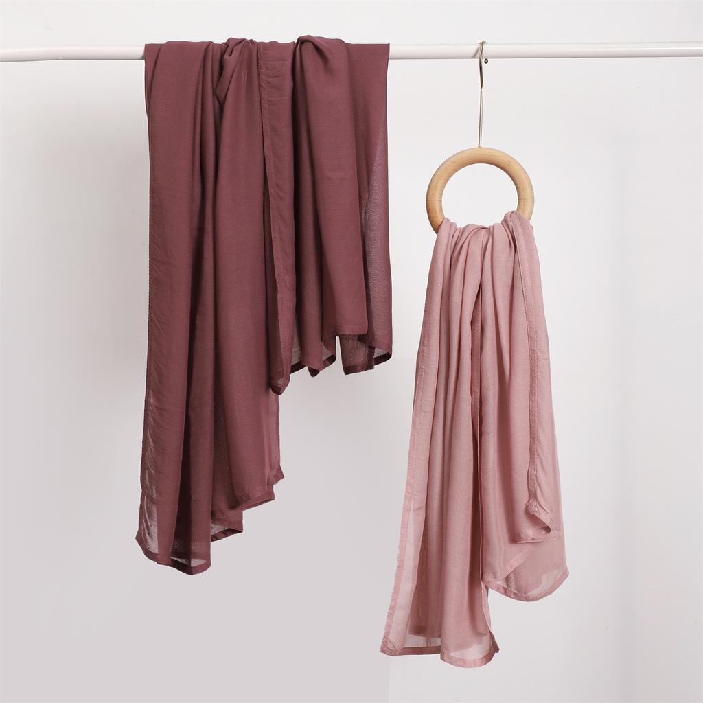 Cotton Rayon Modal Hijab Scarf For Women Big Size Muslim Headscarf Wraps Shawl Femme Musulman Headband Islamic Turban 185*75cm
