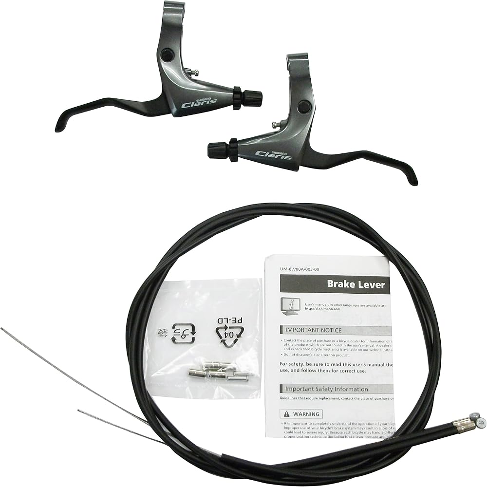 Shimano BL-R2000 Brake Lever Set for Flat Bar Road Bikes Left and Right EBLR2000PA