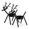 2pcs Reindeer Candle Stand Metal Tealight Holder Ornament Candle Table Decor  Dining Room