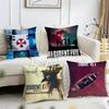 Game R-Residents E-Evil Cushion Cover Reversible Plush Pillow Cover – For Car, Sofa, Bedroom, Perfect As a Gift.