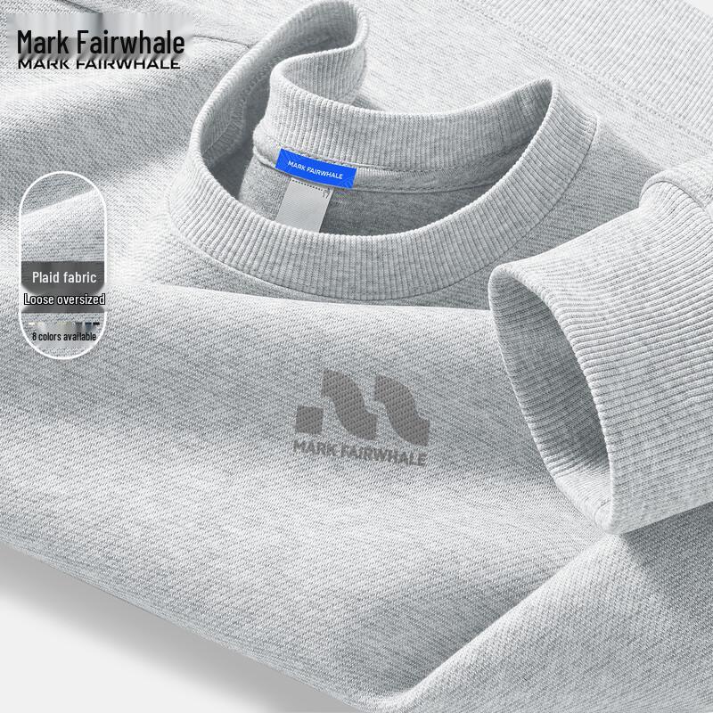 

Mark Fairwhale Men s Loose Fit Crewneck Sweatshirt 3XL