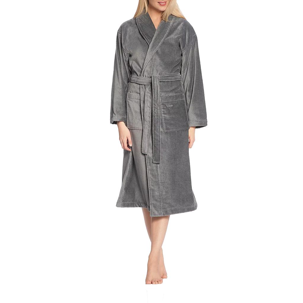 Vossen Unisex Adult Velour Shawl Collar Dressing Gown