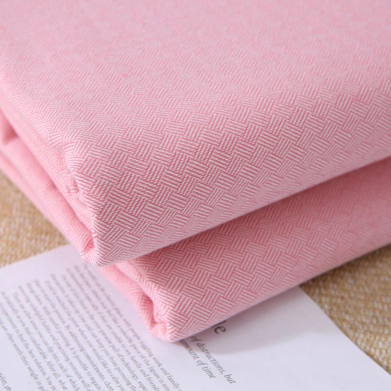 Doppelgröße reine Baumwolle Jacquard Bettlaken - Dick, Atmungsaktiv, Hautfreundlich für Herbst/Winter