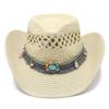 Ethnic Style Fringed Straw Hat Summer Hat Unisex Sun Protection Sun Hat Beach Vacation Big Brim Cowboy Hat