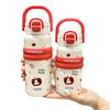 Kids Cartoon Stainless Steel Insulated Cup With Handle For Children And Students