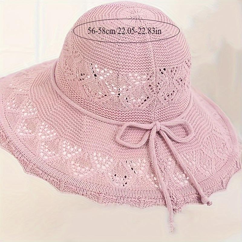 Korean Version New Straw Hat Summer Sun Hat Sun Protection Wave Sun Hat Beach Cool Hat Women's Hat