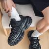Men's Platform Sneakers Autumn New Cross Tied Breathable Non Slip Running Shoes Comfortable Height Increase Fashion Casual Shoes