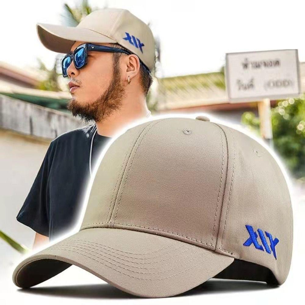 Washable Casual Snapback Caps Adjustable Large Size Baseball Caps Hip Hop Sunscreen Hats  Summer