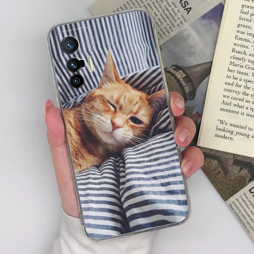 For Vivo X200S X27 X60 X80 X70 Pro Plus X21 Phone Covers Beautiful Forest Patterns Ultra Thin Transparent TPU Anti Fall Protective Shell For Vivo Case