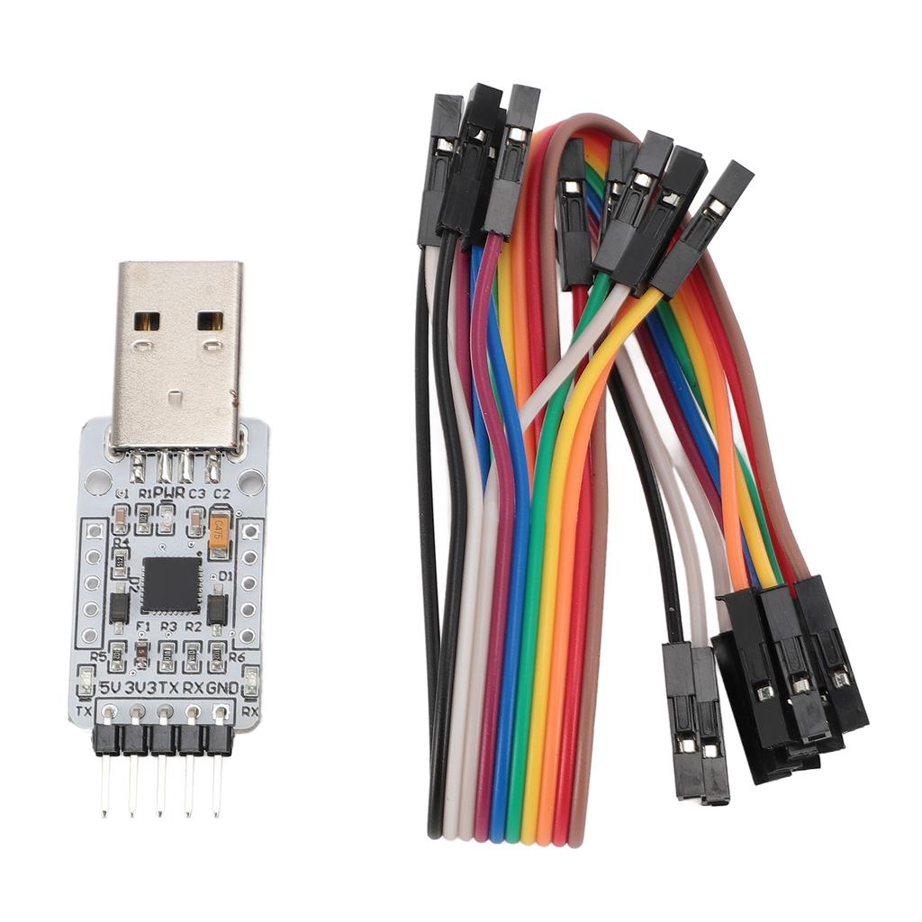USB To TTL Serial Port Module Usb To Uart Communicating Module Flash Board with 3 Indicator Lights