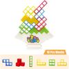 Tetra Tower Game Stacking Blocks Balance Stack Building Blocks Puzzle Board Assembly Bricks Educational Toys For Children Adults