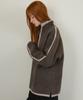 Wednesday Oasis For Woman W/Always Aran Brushed Half Zip Knit 2 Colors