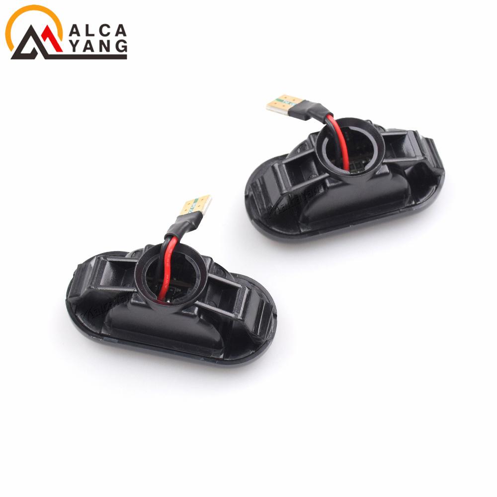 Car Dynamic Side Marker LED Turn Signal Light For Nissan Cube Z11 Tiida C11 Note E11 NE11 Micra K12 NP300 Navara D40 Qashqai J10