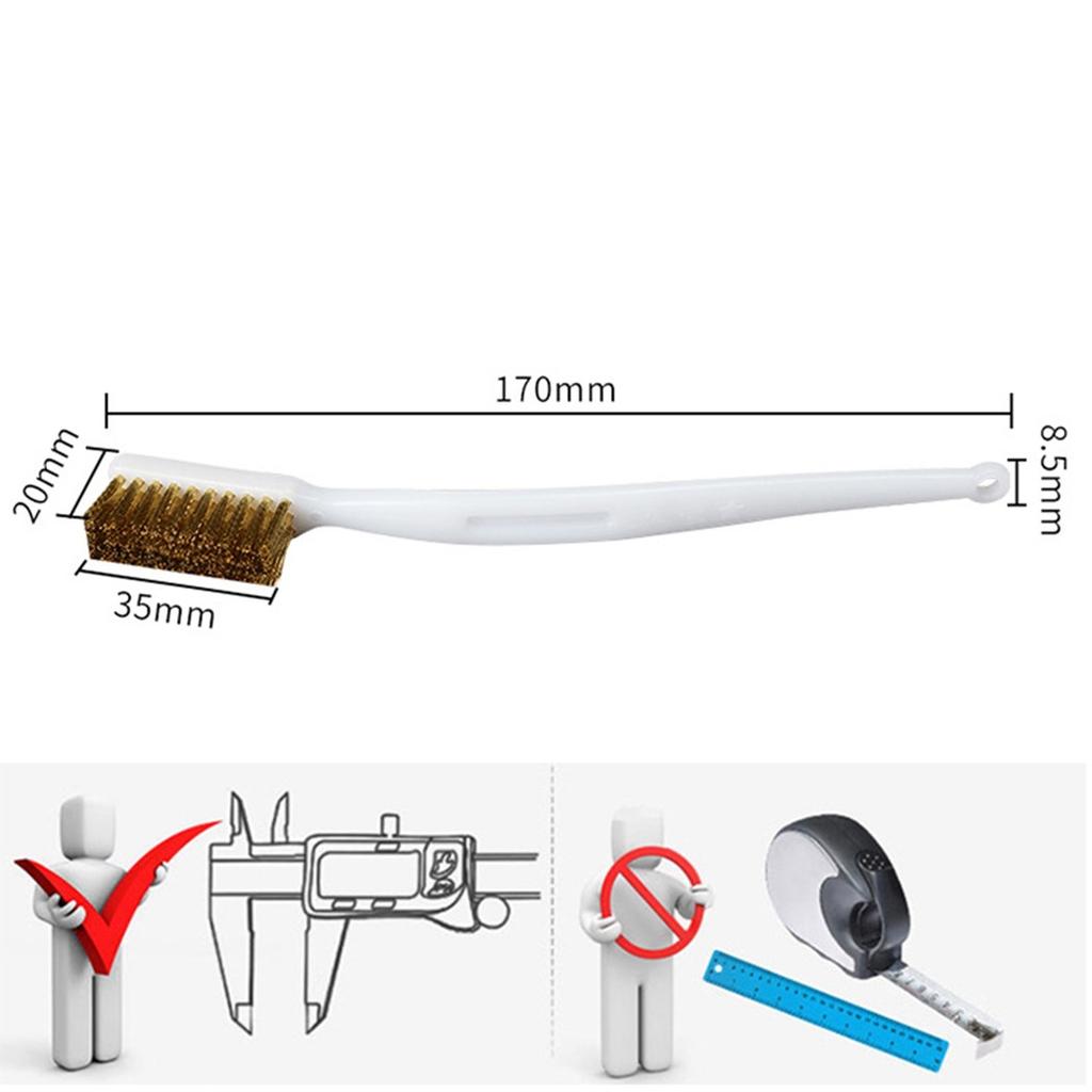 170*8.5*20mm Brass Wire Brush 35*10mm 5PCS Brass Brush