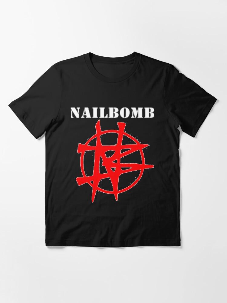 NEW NAILBOMB Band Logo Gift For Fan Black All Size Shirt OB244 S